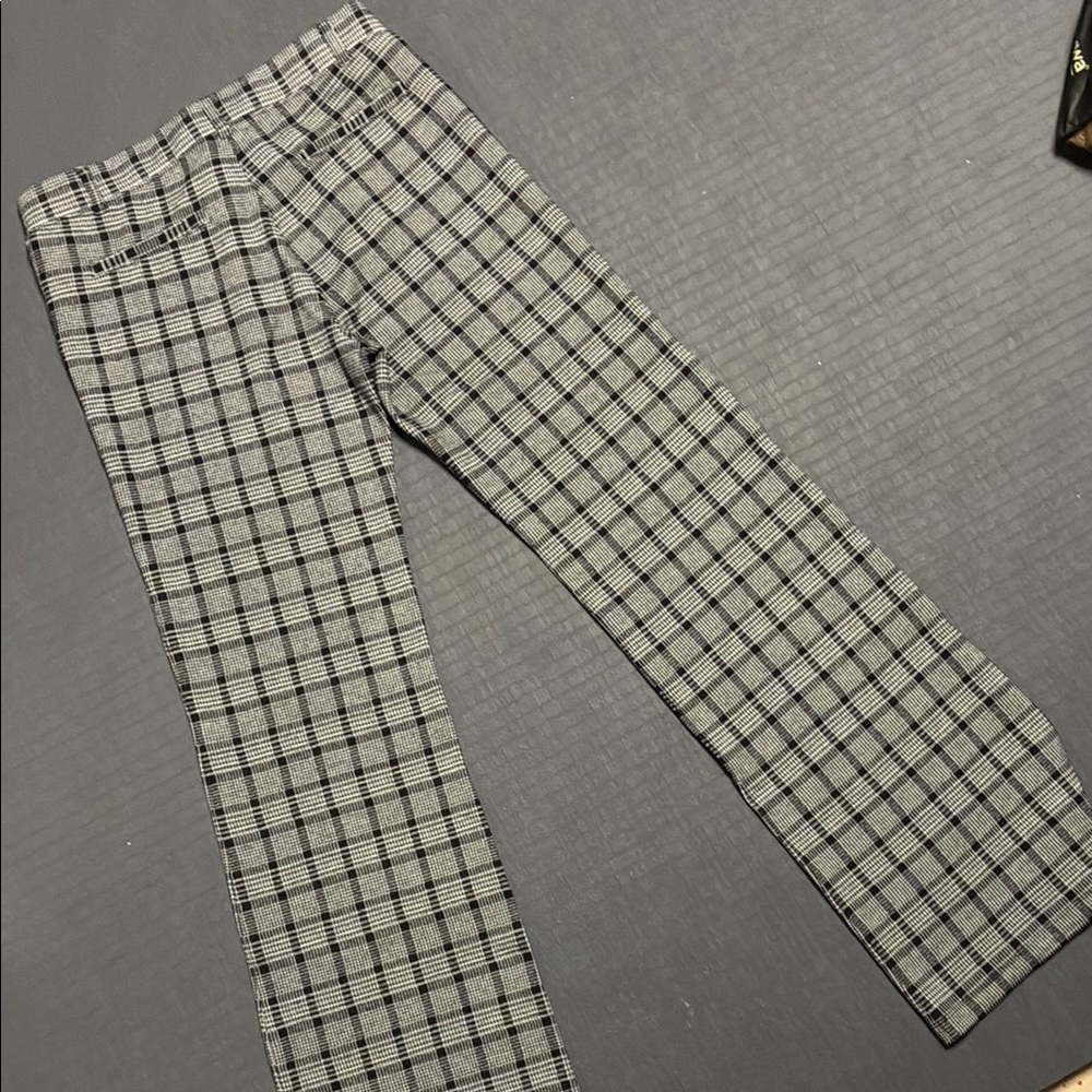 Betabrand Black and White Plaid Dress Pants - Picture 5 of 9